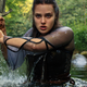 She’s a lady. In a lake. You see what they did there.